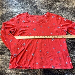 Women’s Sonoma The Everyday Tee, Size XL 100% Cotton